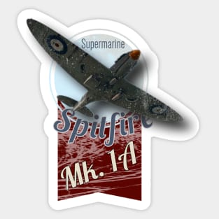 Supermarine Spitfire Mk. 1A Sticker